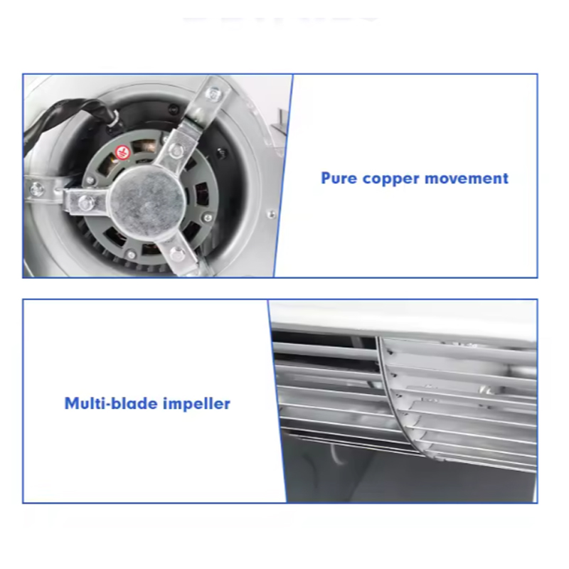 Kipas sentrifugal ukuran mini motor rotor eksternal ac diameter 230V 160mm