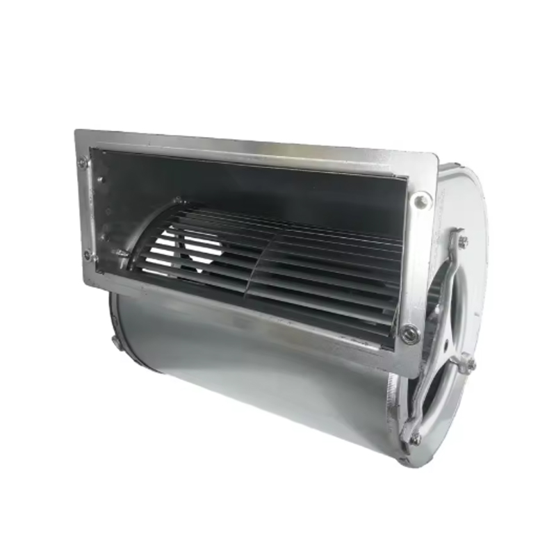Kipas sentrifugal ukuran mini radial melengkung ke depan 146mm dengan motor rotor eksternal 