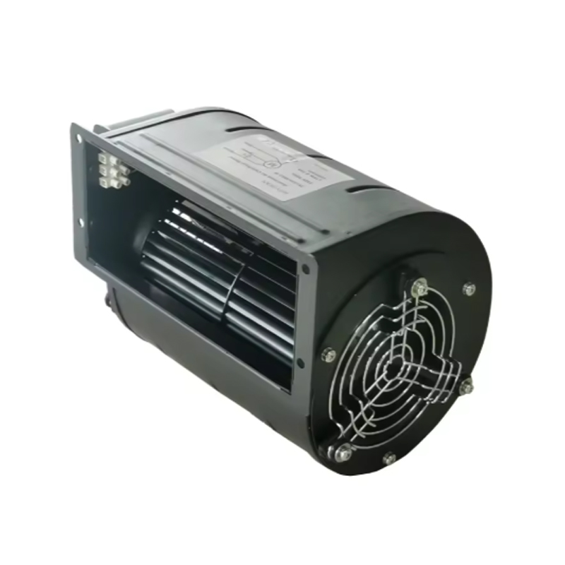 Motor ac penggerak langsung saluran masuk ganda 133-190mm kipas sentrifugal ukuran kecil