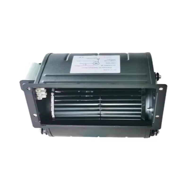 Motor ac penggerak langsung saluran masuk ganda 133-190mm kipas sentrifugal ukuran kecil
