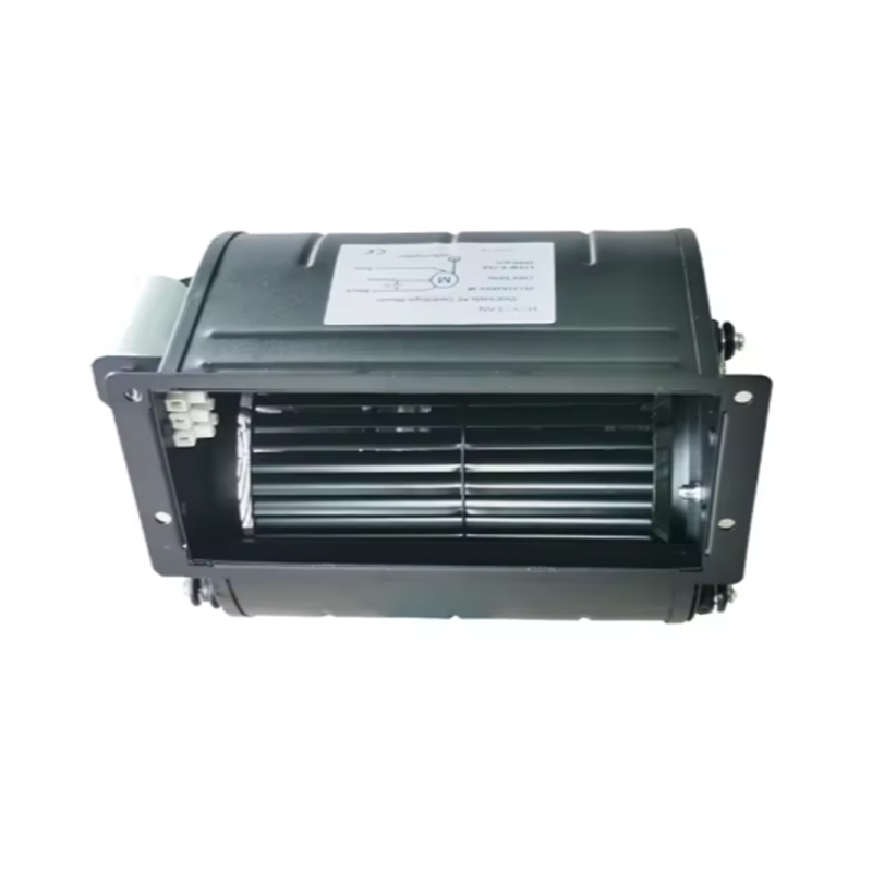 Penggerak motor ac diameter 133mm kipas sentrifugal ukuran mini inlet ganda ke depan untuk sistem ventilasi udara