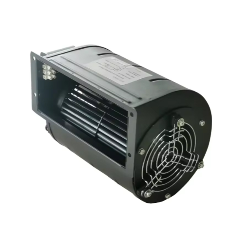 Penggerak motor ac diameter 133mm kipas sentrifugal ukuran mini inlet ganda ke depan untuk sistem ventilasi udara