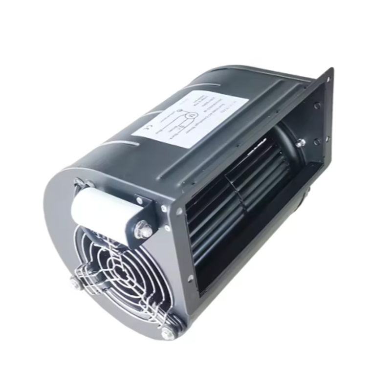 Penggerak motor ac diameter 133mm kipas sentrifugal ukuran mini inlet ganda ke depan untuk sistem ventilasi udara